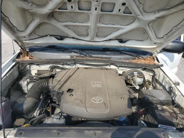 5TEJU4GN0AZ711927 - 2010 TOYOTA TACOMA DOUBLE CAB PRERUNNER WHITE photo 11