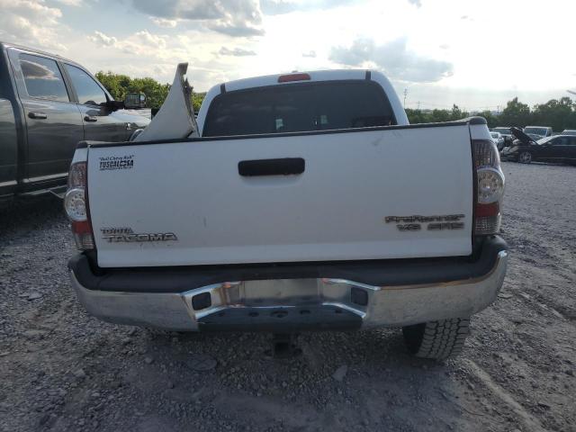 5TEJU4GN0AZ711927 - 2010 TOYOTA TACOMA DOUBLE CAB PRERUNNER WHITE photo 6