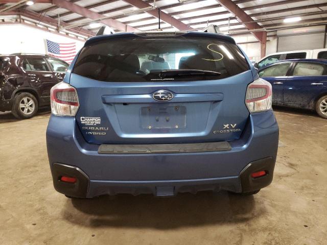 JF2GPBKC9EH309831 - 2014 SUBARU XV CROSSTR 2.0I HYBRID TOURING BLUE photo 6