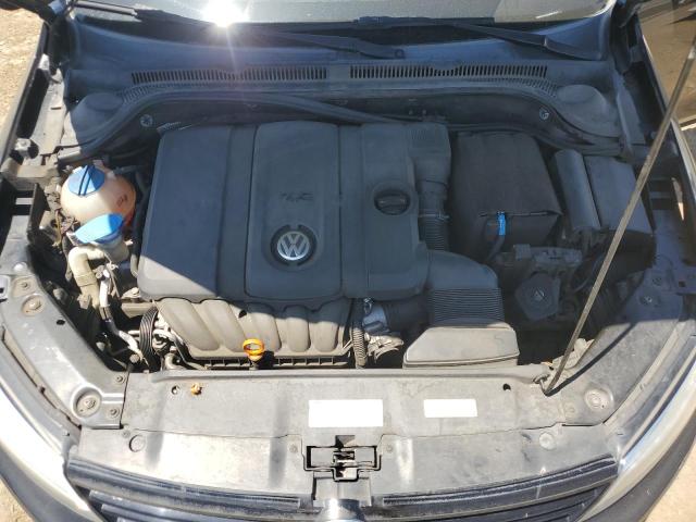 3VWDP7AJ2CM418071 - 2012 VOLKSWAGEN JETTA SE BLACK photo 11