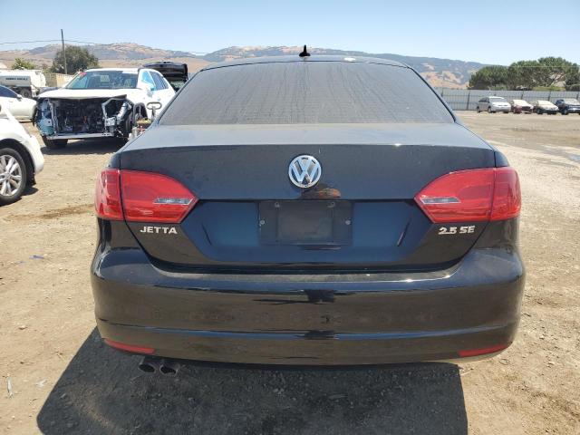 3VWDP7AJ2CM418071 - 2012 VOLKSWAGEN JETTA SE BLACK photo 6