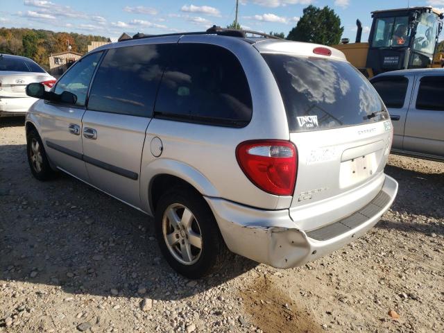 1D4GP45R35B129230 - 2005 DODGE CARAVAN SXT SILVER photo 3