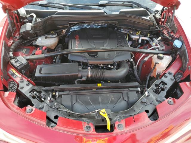 ZASPAKBN1L7C70566 - 2020 ALFA ROMEO STELVIO TI RED photo 12