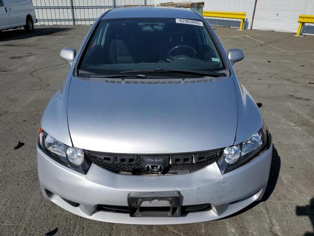 2HGFA16699H517316 - 2009 HONDA CIVIC LX-S Արծաթագույն լուսանկար 5
