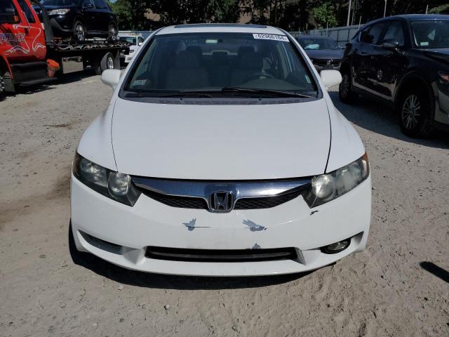 2HGFA16888H356554 - 2008 HONDA CIVIC EX WHITE photo 5