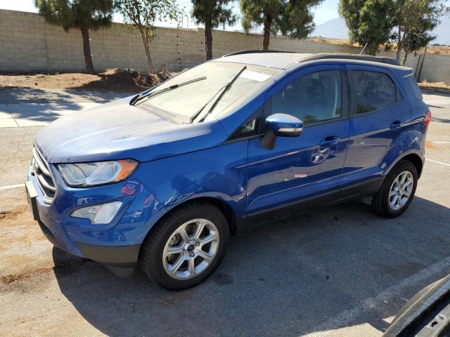 MAJ3P1TE2JC171425 - 2018 FORD ECOSPORT SE BLUE photo 1