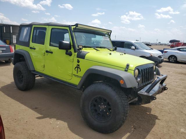 1C4BJWDG9GL291140 - 2016 JEEP WRANGLER U SPORT GREEN photo 4