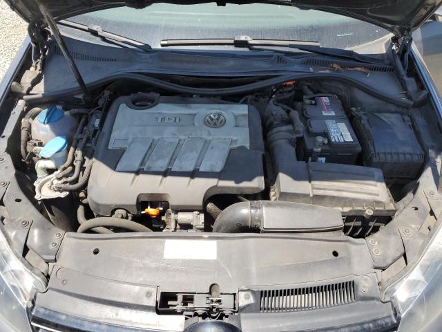 3VWPL8AJXBM691983 - 2011 VOLKSWAGEN JETTA TDI GRAY photo 11