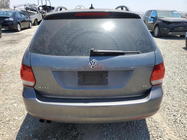 3VWPL8AJXBM691983 - 2011 VOLKSWAGEN JETTA TDI GRAY photo 6