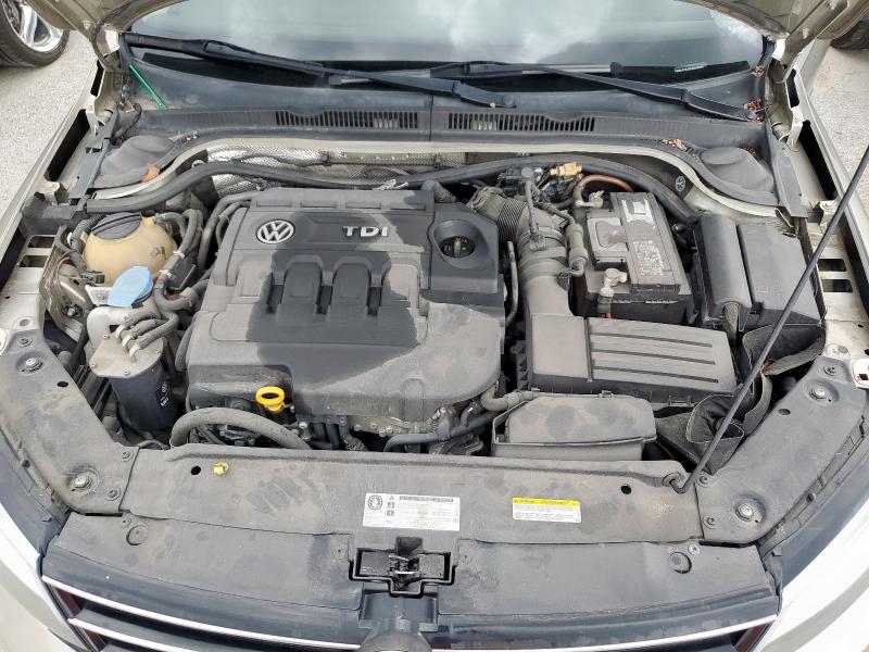 3VWLA7AJ3FM306865 - 2015 VOLKSWAGEN JETTA TDI 金色 照片 11