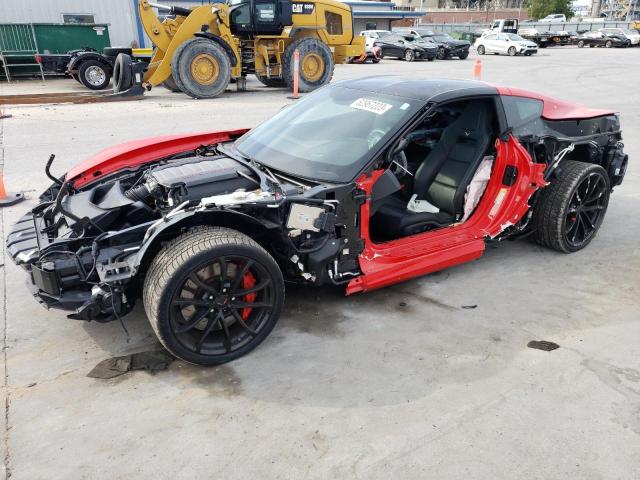 1G1YY2D76K5115554 - 2019 CHEVROLET CORVETTE GRAND SPORT 2LT RED photo 1