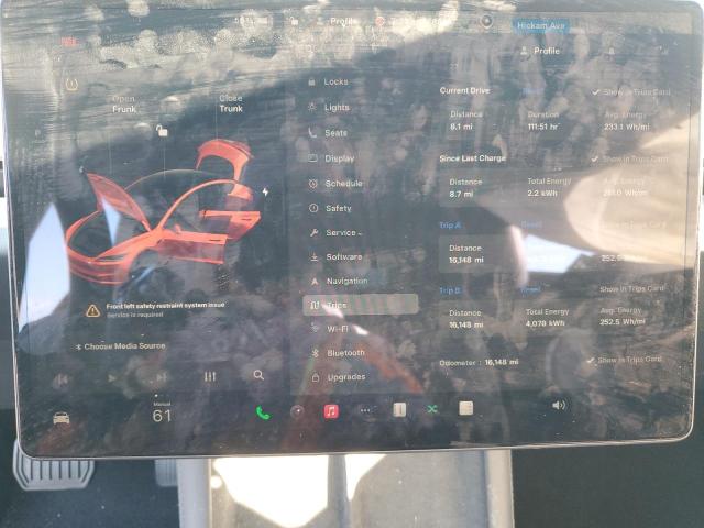 5YJ3E1EAXRF732236 - 2024 TESLA MODEL 3 فحمي صورة 9