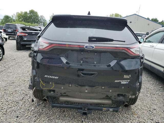 2FMPK4AP9JBB50227 - 2018 FORD EDGE SPORT BLACK photo 6