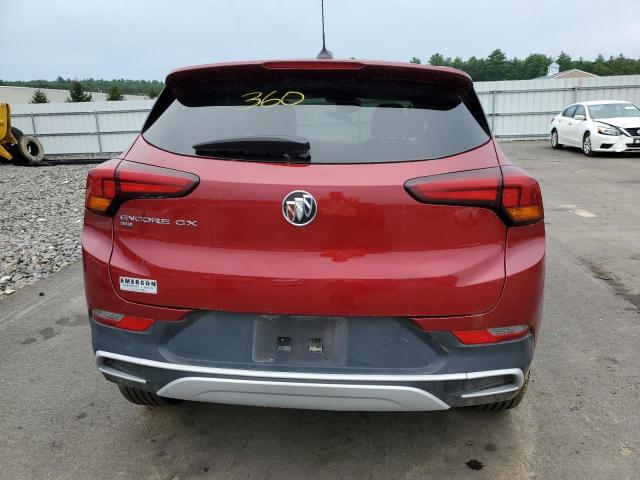 KL4MMCSL3LB100806 - 2020 BUICK ENCORE GX PREFERRED RED photo 6