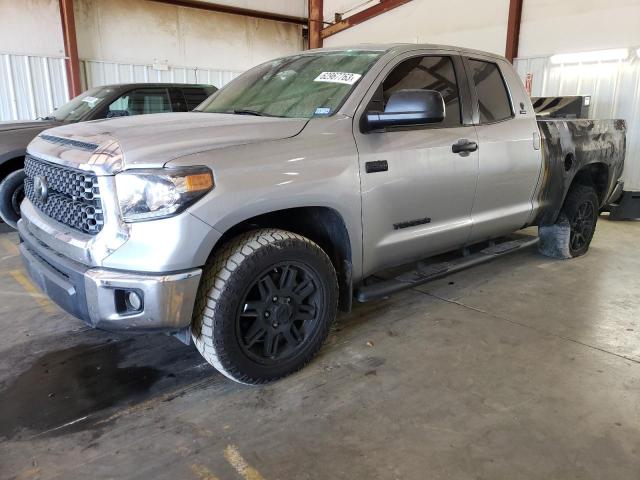 5TFUY5F18MX959523 - 2021 TOYOTA TUNDRA DOUBLE CAB SR/SR5 SILVER photo 1
