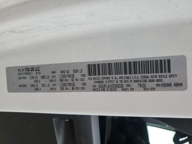 3C6URVJG1KE565228 - 2019 RAM PROMASTER 3500 HIGH أبيض صورة 12