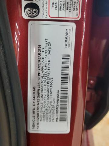 WAUH2BFC8HN056404 - 2017 AUDI A6 PRESTIGE Qırmızı foto 12