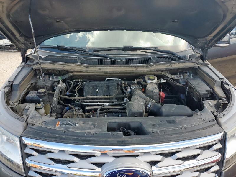 1FM5K7F84JGB11385 - 2018 FORD EXPLORER LIMITED GRAY photo 12