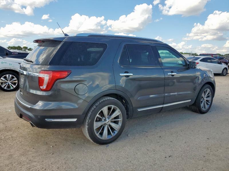 1FM5K7F84JGB11385 - 2018 FORD EXPLORER LIMITED GRAY photo 3