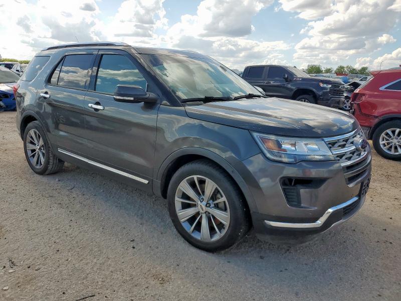 1FM5K7F84JGB11385 - 2018 FORD EXPLORER LIMITED GRAY photo 4