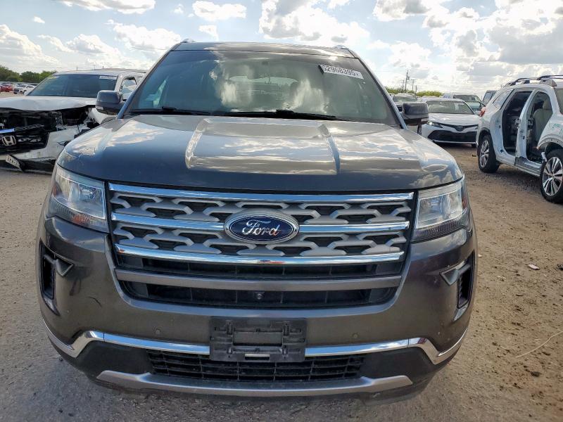 1FM5K7F84JGB11385 - 2018 FORD EXPLORER LIMITED GRAY photo 5