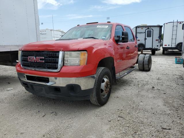 1GD412C87DF153436 - 2013 GMC SIERRA C3500 RED photo 1