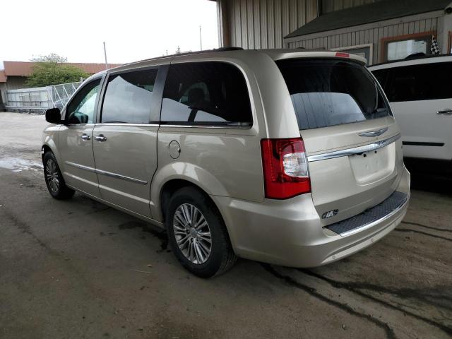 2C4RC1CG7DR663560 - 2013 CHRYSLER TOWN & COU TOURING L GOLD photo 2