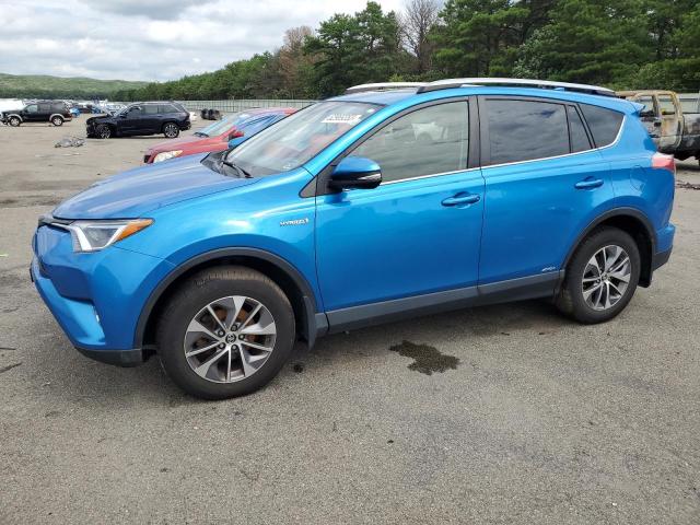 JTMRJREV2HD128676 - 2017 TOYOTA RAV4 HV LE BLUE photo 1