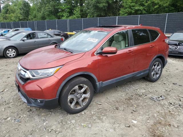 2HKRW2H8XHH629100 - 2017 HONDA CR-V EXL RED photo 1