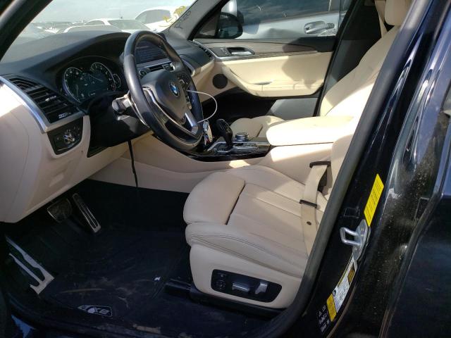 5UXTR9C57KLP76687 - 2019 BMW X3 XDRIVE30I BLACK photo 7