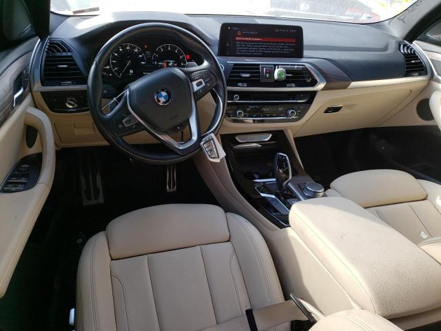 5UXTR9C57KLP76687 - 2019 BMW X3 XDRIVE30I BLACK photo 8