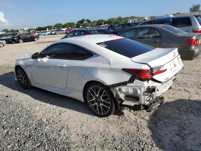 JTHHZ5BC4J5019036 - 2018 LEXUS RC 350 WHITE photo 2