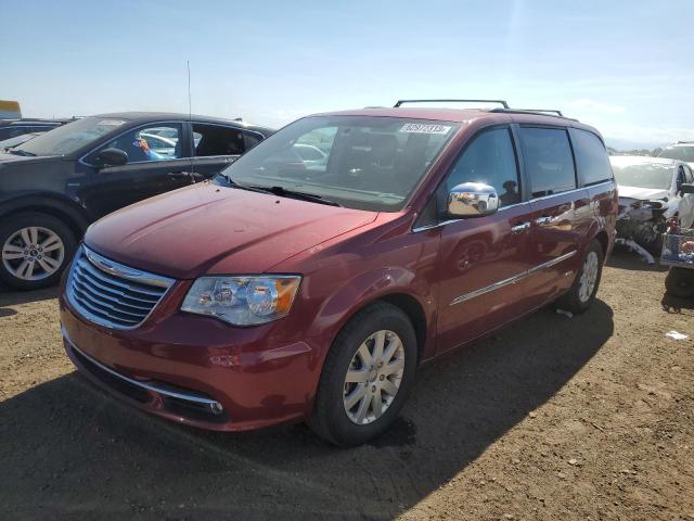 2C4RC1CG2CR192769 - 2012 CHRYSLER TOWN & COU TOURING L RED photo 1