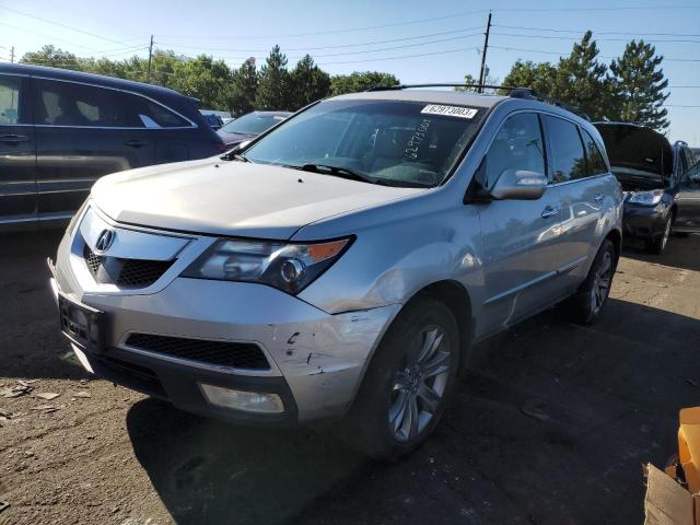 2HNYD2H56BH525124 - 2011 ACURA MDX ADVANCE SILVER photo 1