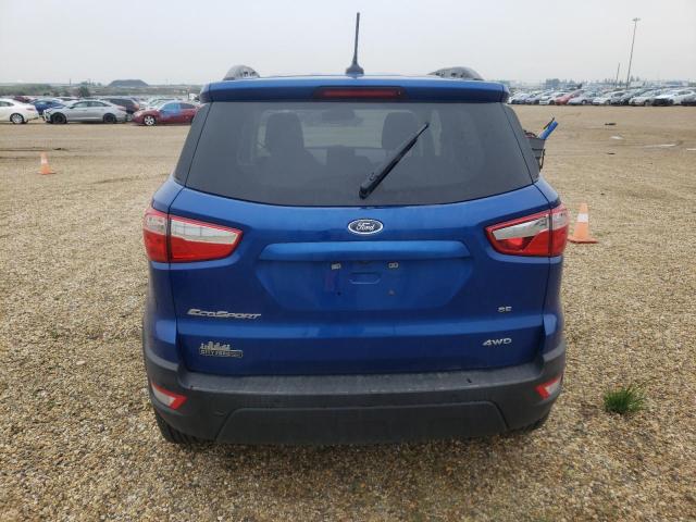 MAJ6S3GL6MC447965 - 2021 FORD ECOSPORT SE BLUE photo 6