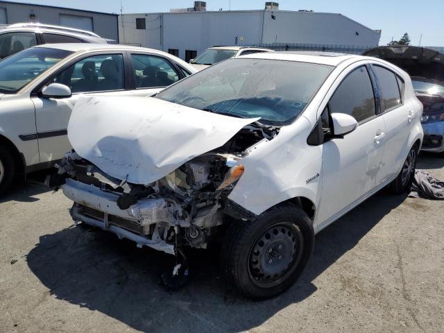 JTDKDTB35D1035557 - 2013 TOYOTA PRIUS C WHITE photo 1