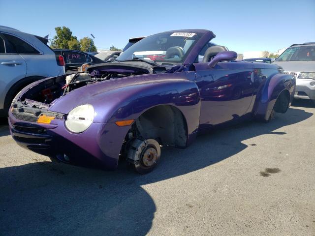 1GCES14P84B103626 - 2004 CHEVROLET SSR 紫色 照片 1