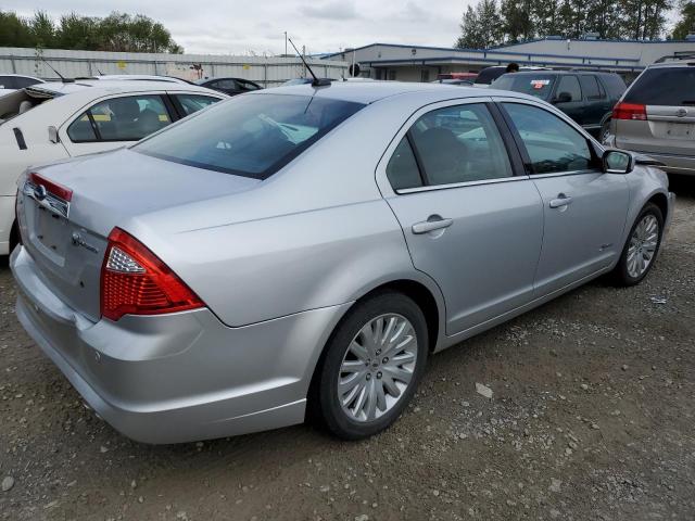 3FADP0L32AR286105 - 2010 FORD FUSION HYBRID SILVER photo 3