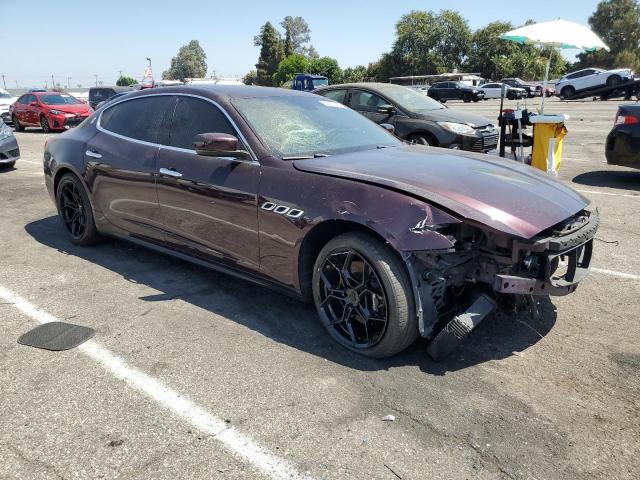 ZAM56RPA0G1185318 - 2016 MASERATI QUATTROPOR S BURGUNDY photo 4