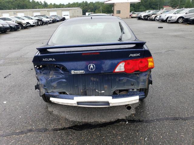 JH4DC54824S006753 - 2004 ACURA RSX BLUE photo 6