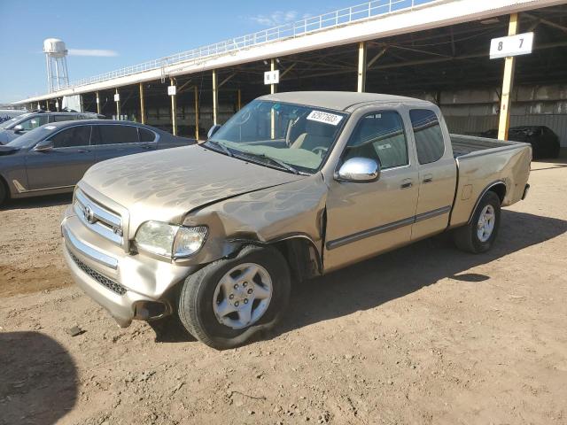 5TBRT34123S356284 - 2003 TOYOTA TUNDRA ACCESS CAB SR5 GOLD photo 1