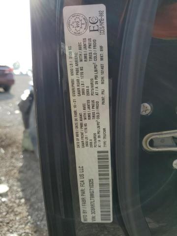 3C6RR7LT9MG710325 - 2021 RAM 1500 CLASS SLT შავი ფოტო 12