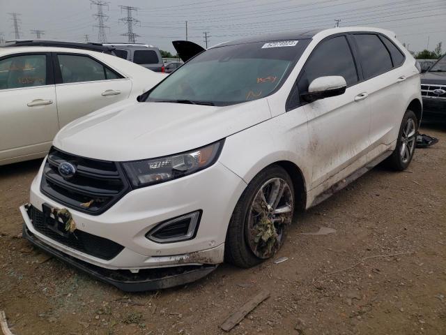 2FMPK4AP9HBC14860 - 2017 FORD EDGE SPORT WHITE photo 1