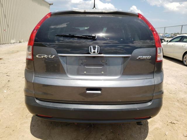 2HKRM4H70DH634454 - 2013 HONDA CR-V EXL GRAY photo 6