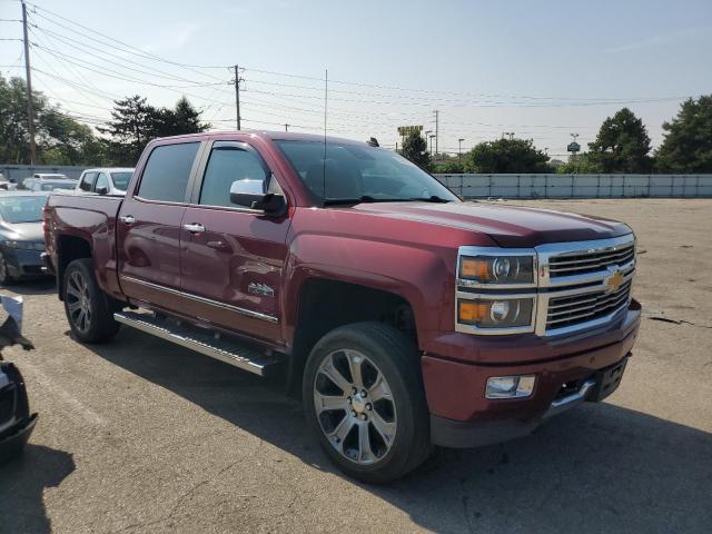 3GCUKTEC8EG537007 - 2014 CHEVROLET SILVERADO K1500 HIGH COUNTRY MAROON photo 4