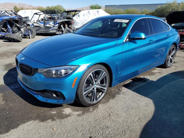 WBA4J1C59KBM16726 - 2019 BMW 430I GRAN COUPE BLUE photo 1