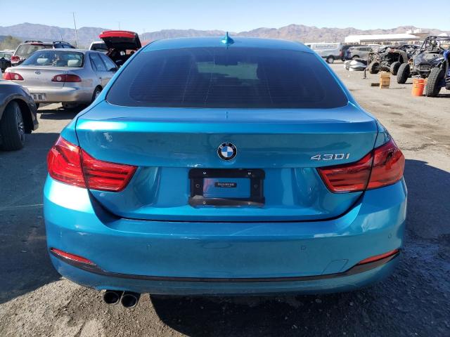 WBA4J1C59KBM16726 - 2019 BMW 430I GRAN COUPE BLUE photo 6