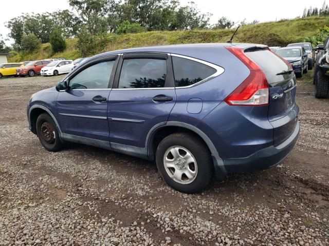 2HKRM4H37DH616451 - 2013 HONDA CR-V LX BLUE photo 2