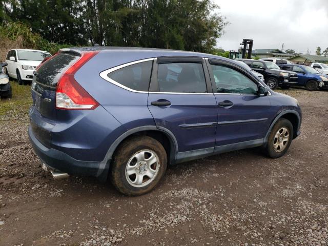 2HKRM4H37DH616451 - 2013 HONDA CR-V LX BLUE photo 3