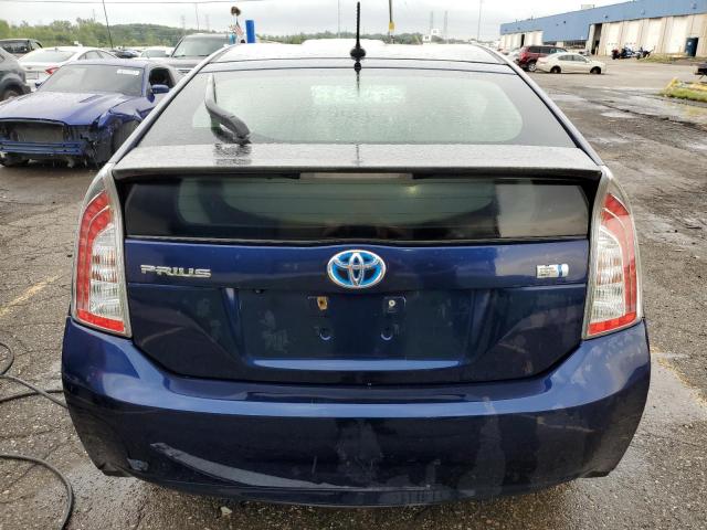 JTDKN3DU6F1912482 - 2015 TOYOTA PRIUS BLUE photo 6